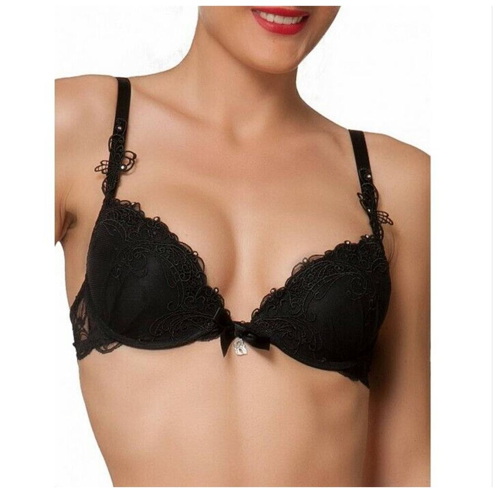 Lise Charmel A03 Soir De Venise Contour Bra Black Size 36D
